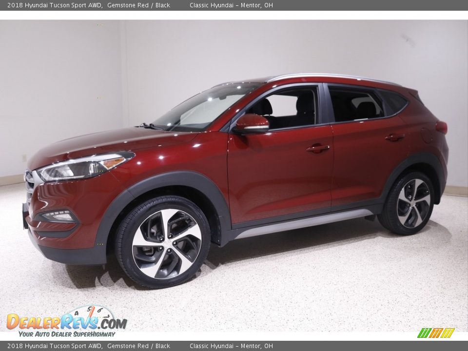 2018 Hyundai Tucson Sport AWD Gemstone Red / Black Photo #3