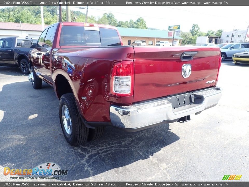 2021 Ram 3500 Tradesman Crew Cab 4x4 Delmonico Red Pearl / Black Photo #3