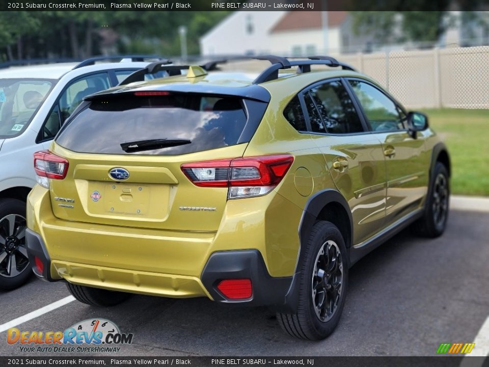 2021 Subaru Crosstrek Premium Plasma Yellow Pearl / Black Photo #3