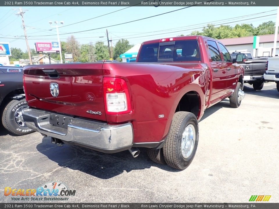 2021 Ram 3500 Tradesman Crew Cab 4x4 Delmonico Red Pearl / Black Photo #5
