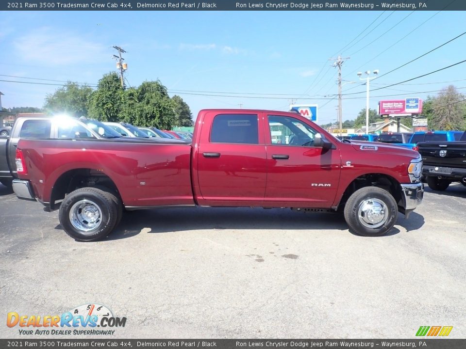Delmonico Red Pearl 2021 Ram 3500 Tradesman Crew Cab 4x4 Photo #6