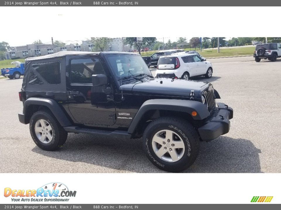 2014 Jeep Wrangler Sport 4x4 Black / Black Photo #7