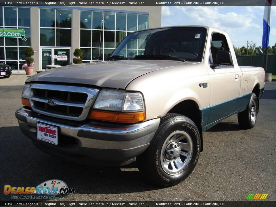 1998 Ford Ranger XLT Regular Cab Light Prairie Tan Metallic / Medium Prairie Tan Photo #1