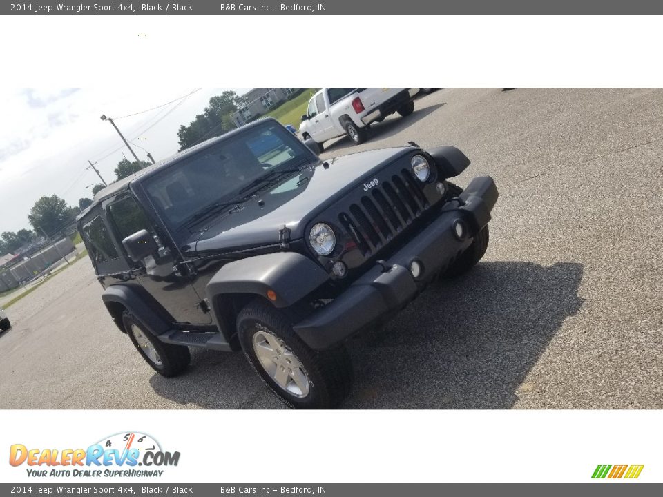 2014 Jeep Wrangler Sport 4x4 Black / Black Photo #8