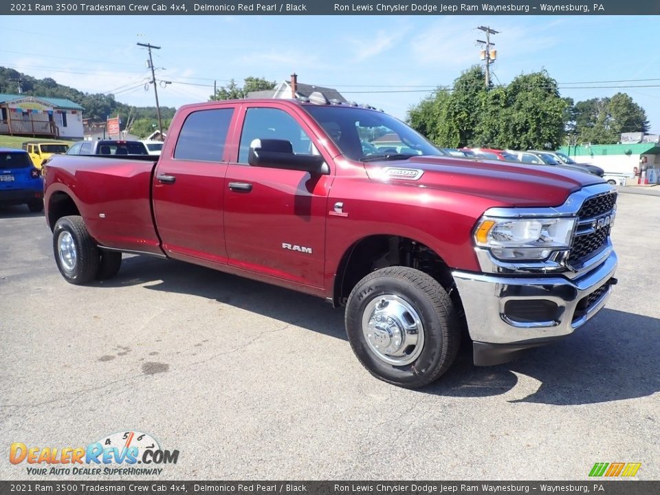 Front 3/4 View of 2021 Ram 3500 Tradesman Crew Cab 4x4 Photo #7