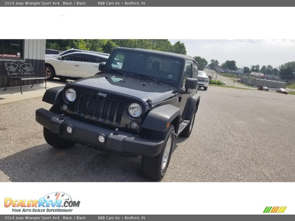 2014 Jeep Wrangler Sport 4x4 Black / Black Photo #9