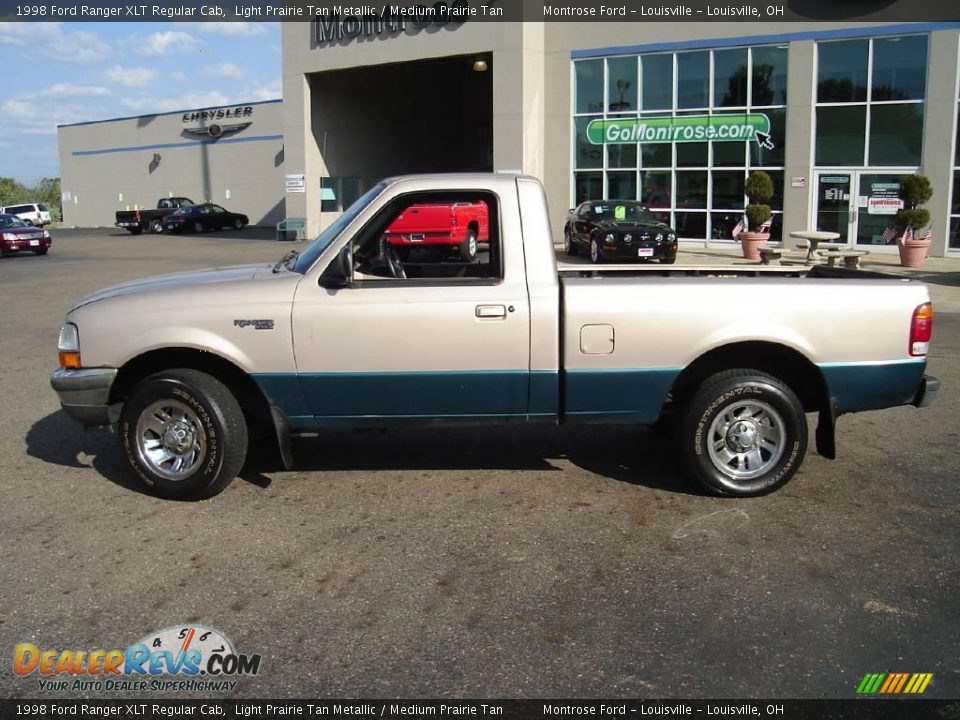 1998 Ford Ranger XLT Regular Cab Light Prairie Tan Metallic / Medium Prairie Tan Photo #2