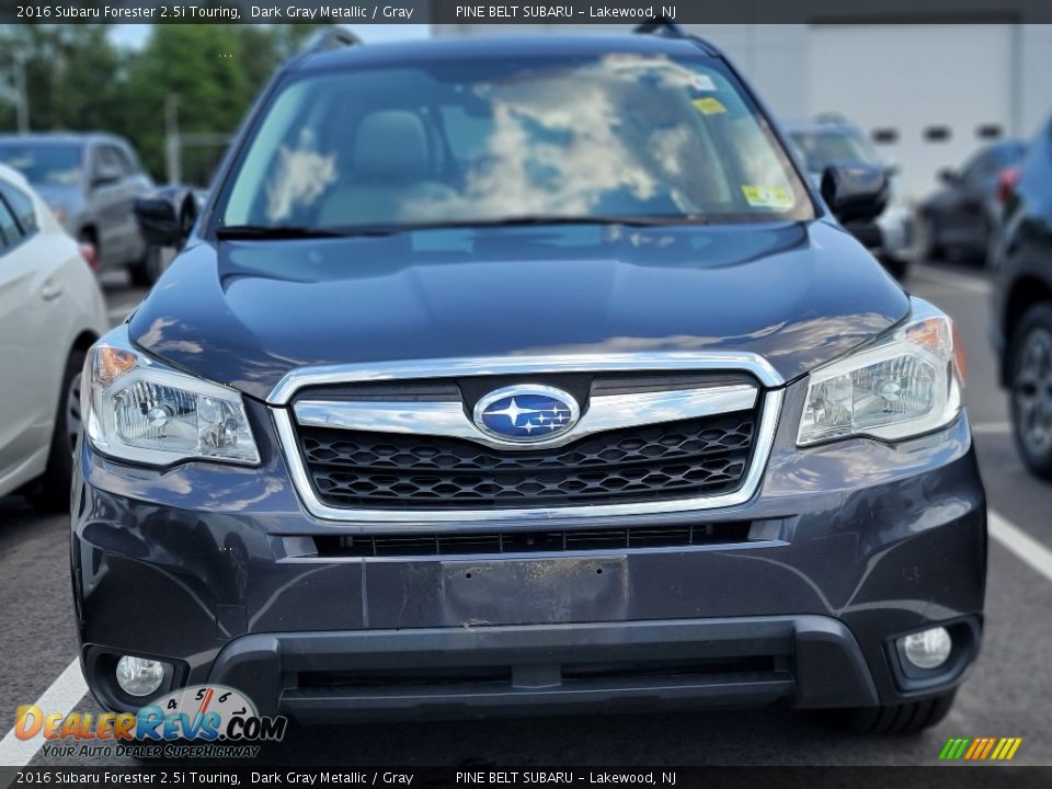 2016 Subaru Forester 2.5i Touring Dark Gray Metallic / Gray Photo #2