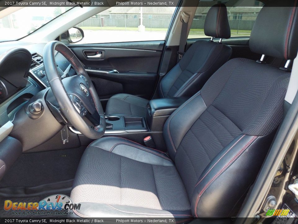 2017 Toyota Camry SE Midnight Black Metallic / Black Photo #10