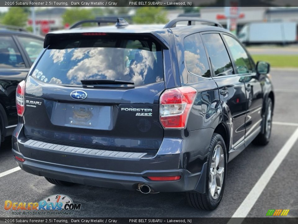 2016 Subaru Forester 2.5i Touring Dark Gray Metallic / Gray Photo #3