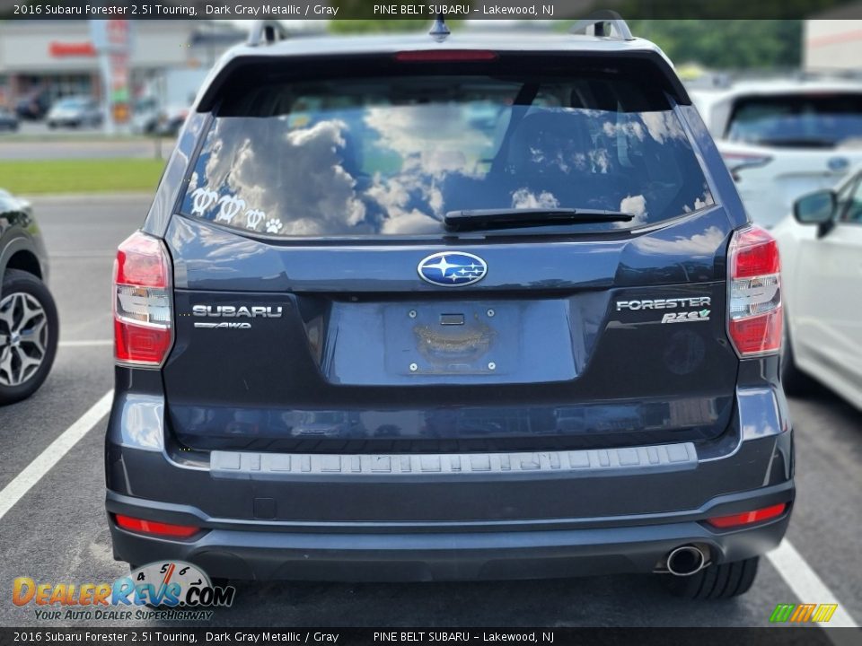 2016 Subaru Forester 2.5i Touring Dark Gray Metallic / Gray Photo #4