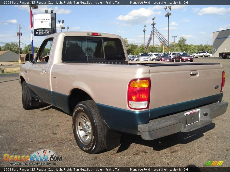 1998 Ford Ranger XLT Regular Cab Light Prairie Tan Metallic / Medium Prairie Tan Photo #3