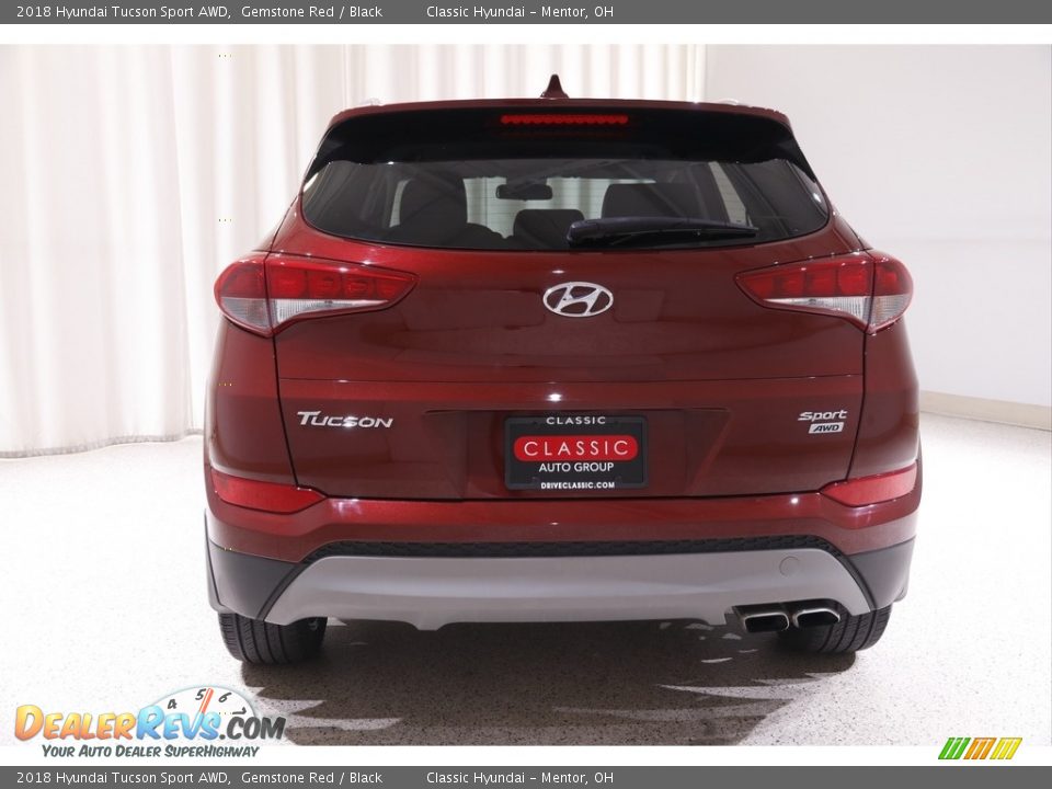 2018 Hyundai Tucson Sport AWD Gemstone Red / Black Photo #17