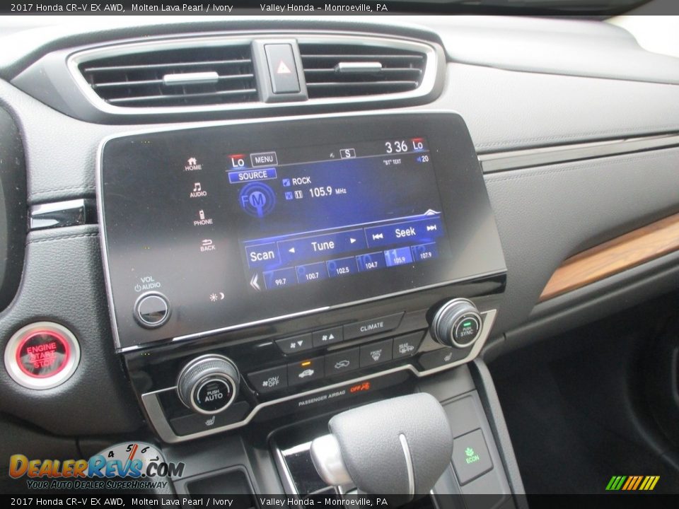 2017 Honda CR-V EX AWD Molten Lava Pearl / Ivory Photo #15