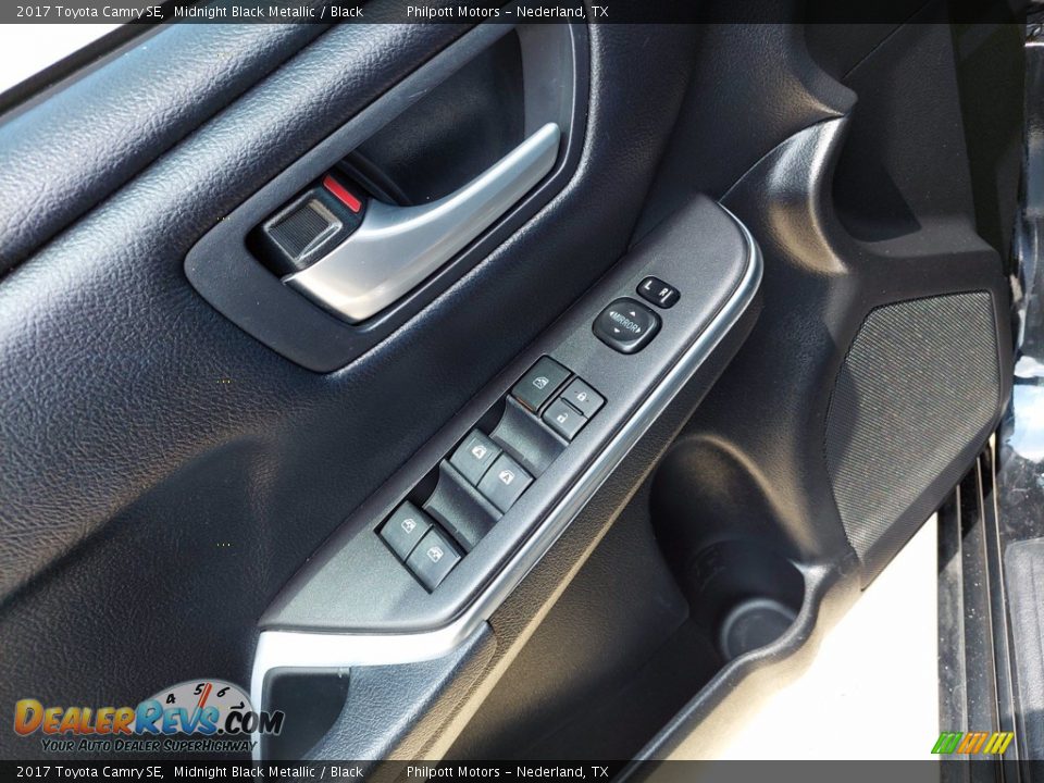 2017 Toyota Camry SE Midnight Black Metallic / Black Photo #14