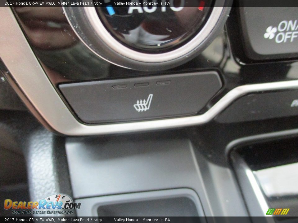 2017 Honda CR-V EX AWD Molten Lava Pearl / Ivory Photo #17