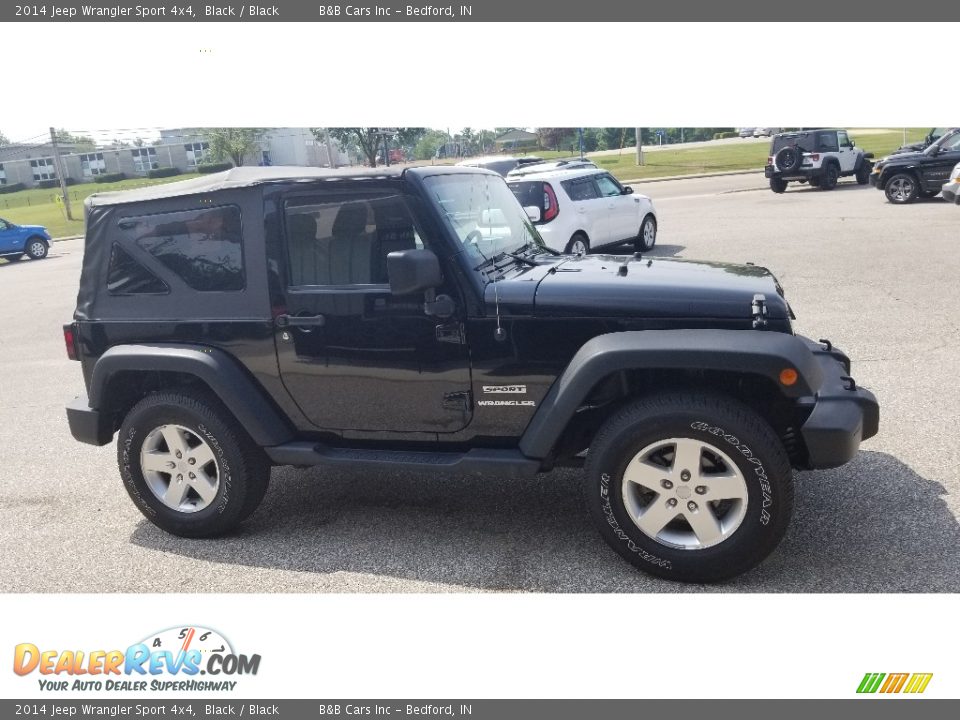 2014 Jeep Wrangler Sport 4x4 Black / Black Photo #24