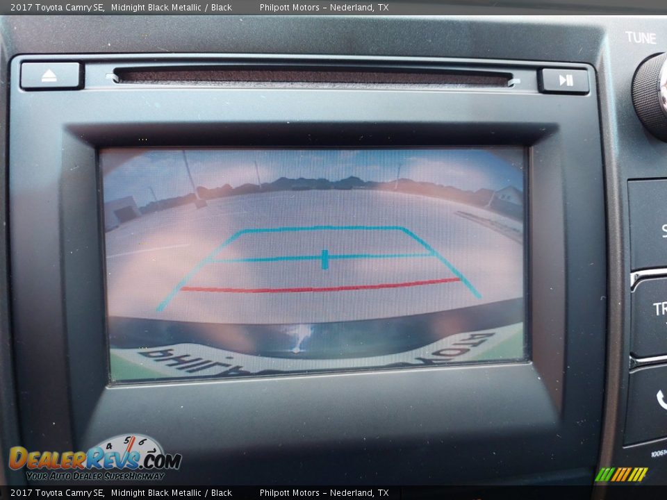 2017 Toyota Camry SE Midnight Black Metallic / Black Photo #20