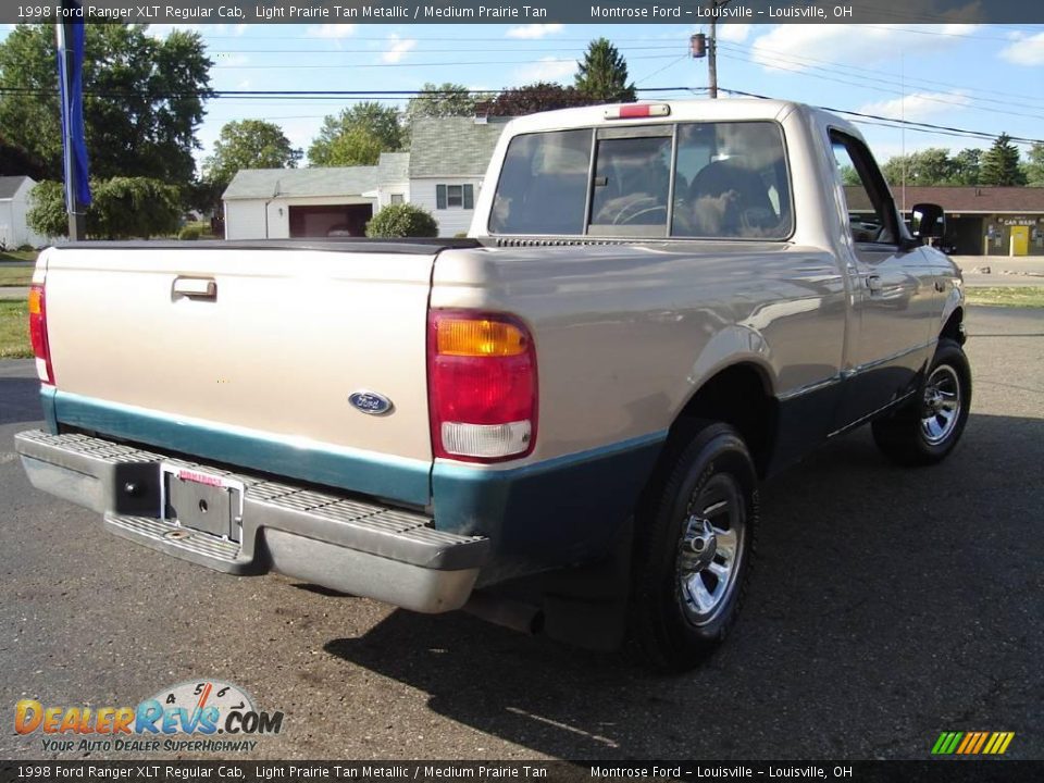 1998 Ford Ranger XLT Regular Cab Light Prairie Tan Metallic / Medium Prairie Tan Photo #5