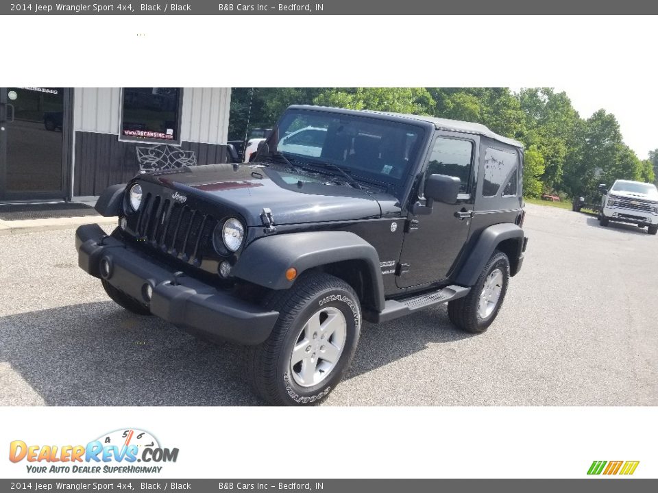 2014 Jeep Wrangler Sport 4x4 Black / Black Photo #26