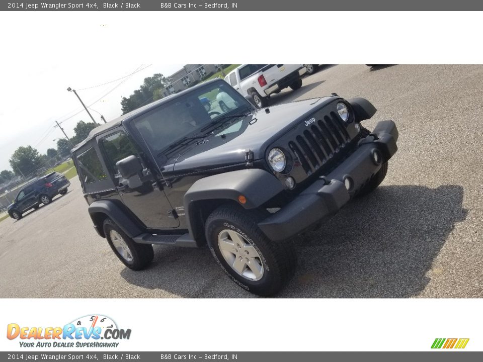 2014 Jeep Wrangler Sport 4x4 Black / Black Photo #28