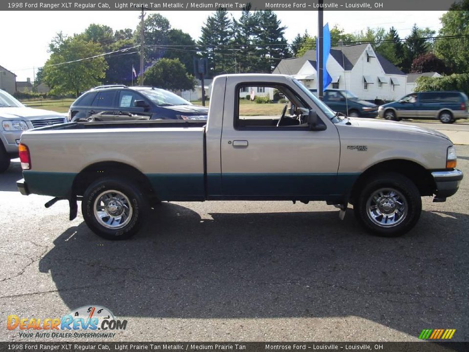 1998 Ford Ranger XLT Regular Cab Light Prairie Tan Metallic / Medium Prairie Tan Photo #6