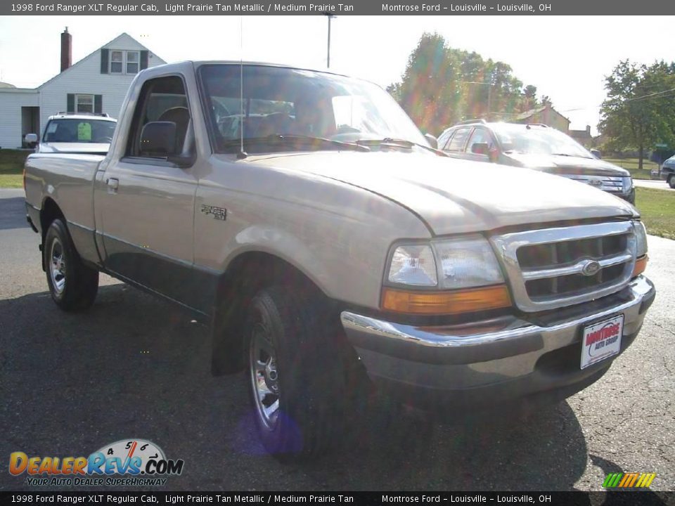 1998 Ford Ranger XLT Regular Cab Light Prairie Tan Metallic / Medium Prairie Tan Photo #7