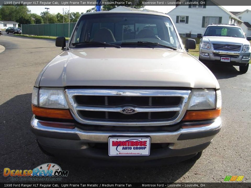 1998 Ford Ranger XLT Regular Cab Light Prairie Tan Metallic / Medium Prairie Tan Photo #8