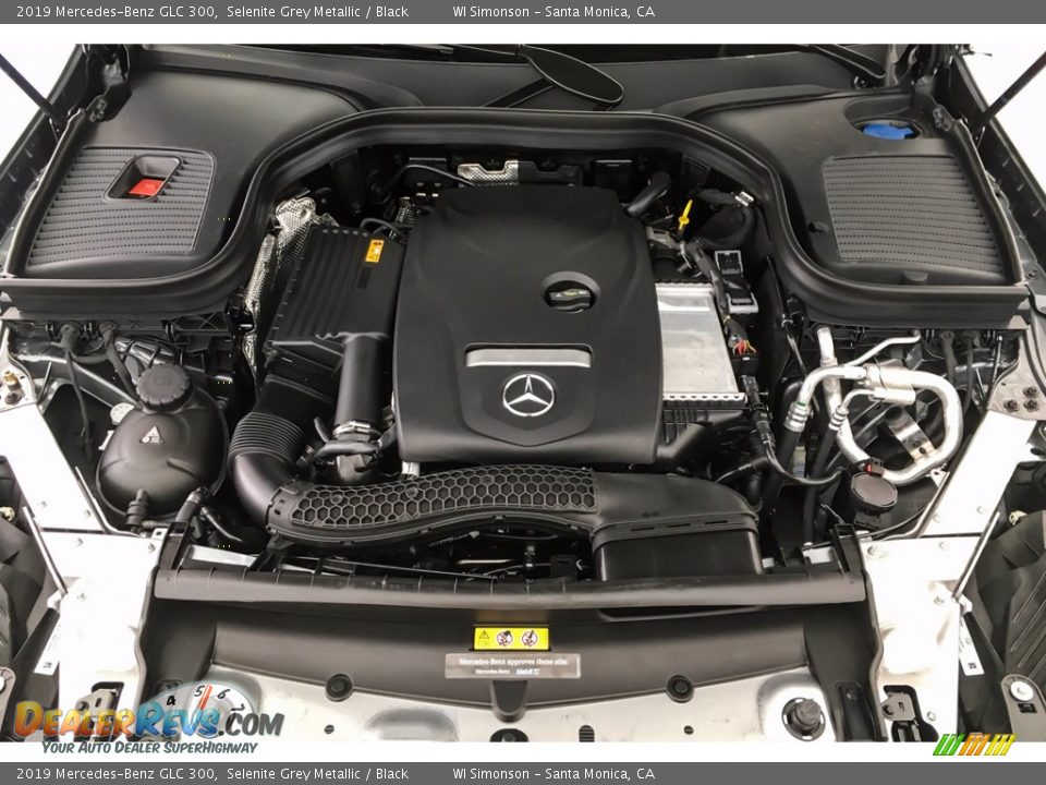 2019 Mercedes-Benz GLC 300 Selenite Grey Metallic / Black Photo #8