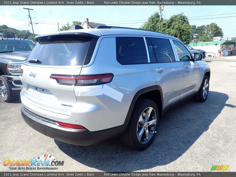 2021 Jeep Grand Cherokee L Limited 4x4 Silver Zynith / Black Photo #5