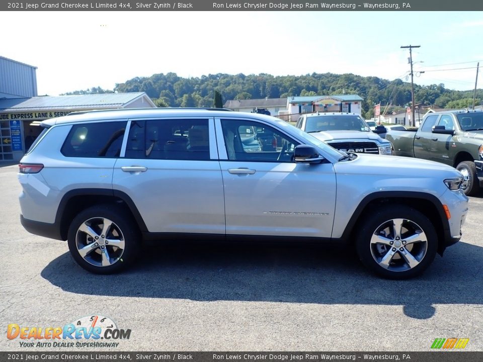 2021 Jeep Grand Cherokee L Limited 4x4 Silver Zynith / Black Photo #6