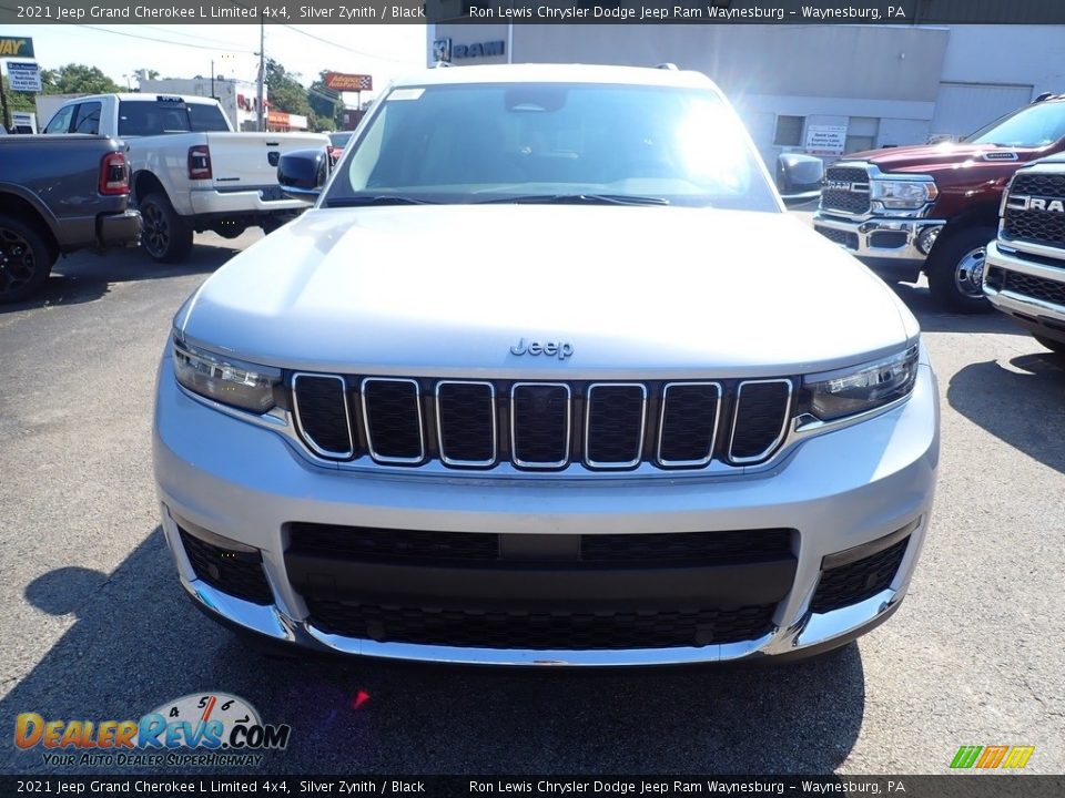 2021 Jeep Grand Cherokee L Limited 4x4 Silver Zynith / Black Photo #8