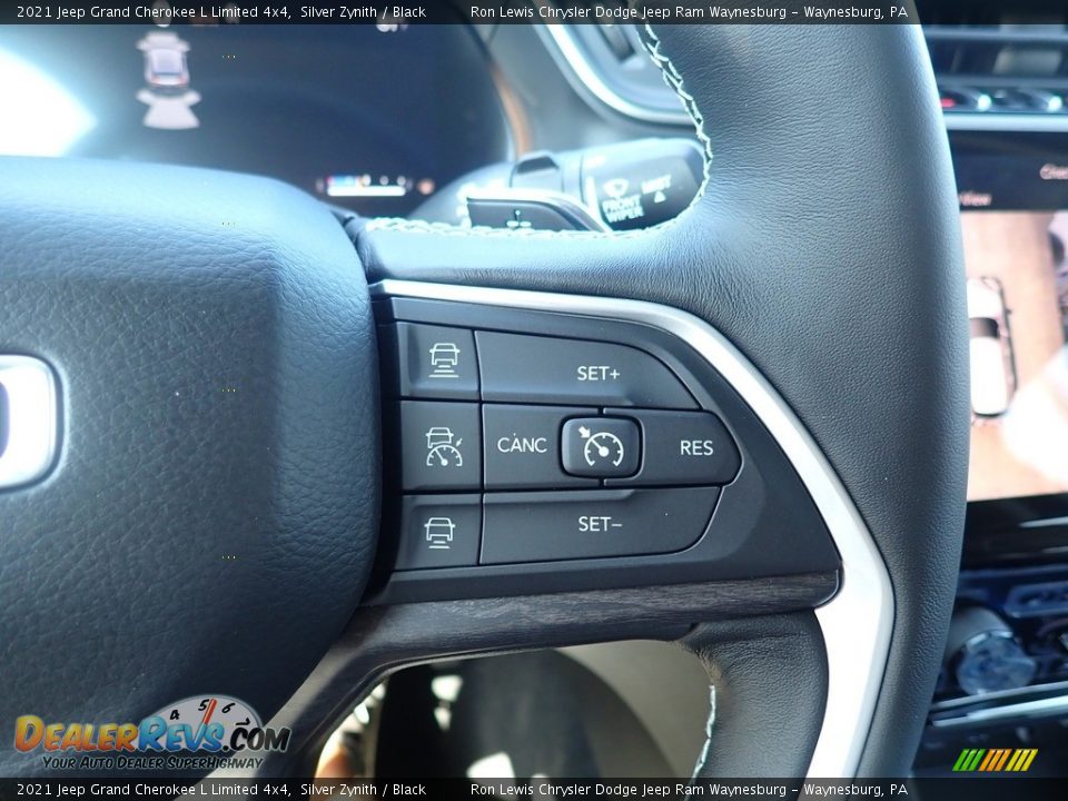 2021 Jeep Grand Cherokee L Limited 4x4 Silver Zynith / Black Photo #19
