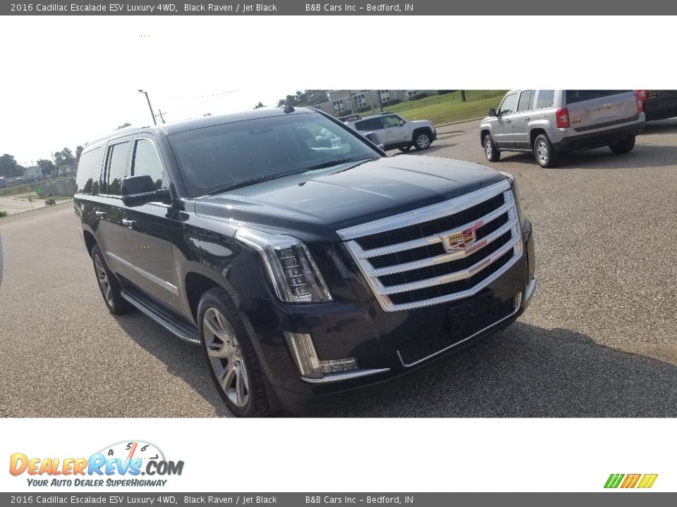 2016 Cadillac Escalade ESV Luxury 4WD Black Raven / Jet Black Photo #6