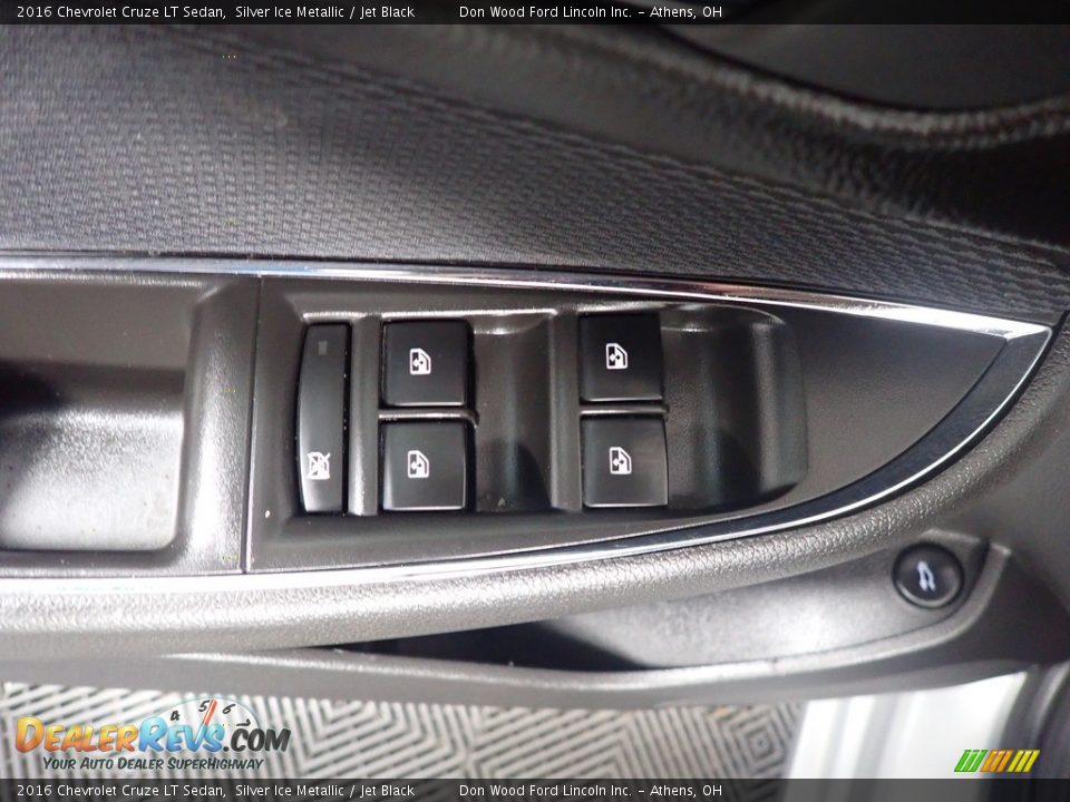 2016 Chevrolet Cruze LT Sedan Silver Ice Metallic / Jet Black Photo #20