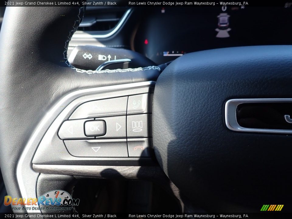 2021 Jeep Grand Cherokee L Limited 4x4 Silver Zynith / Black Photo #20