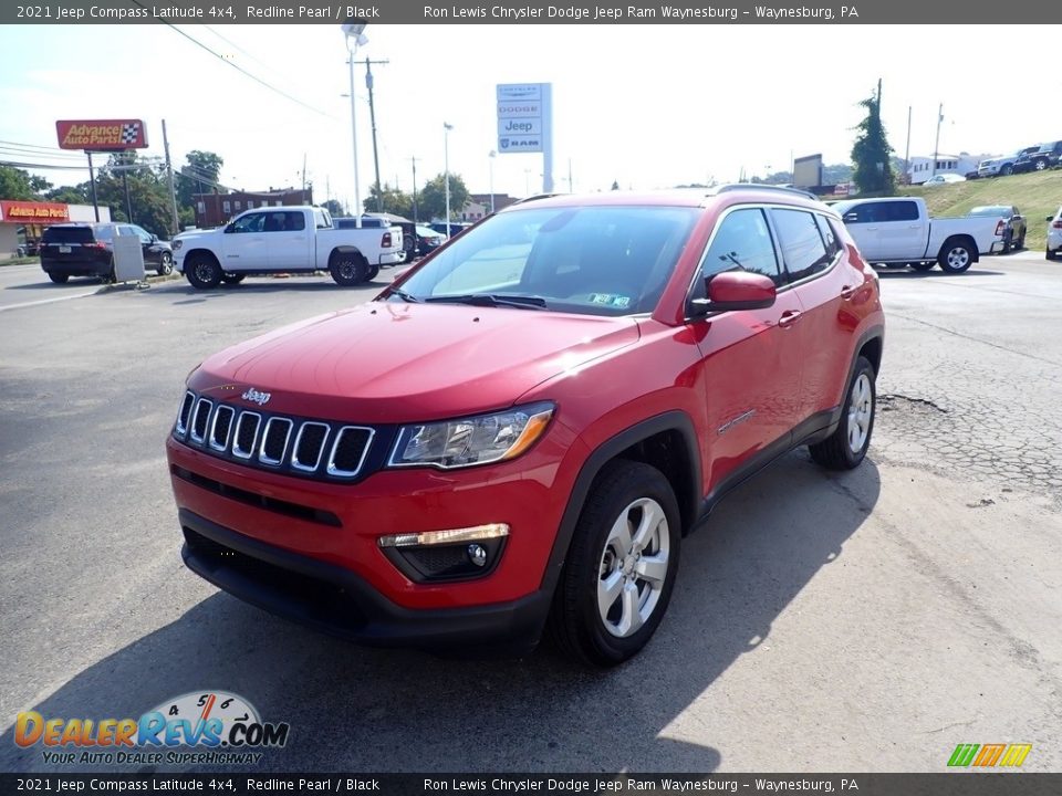 2021 Jeep Compass Latitude 4x4 Redline Pearl / Black Photo #1