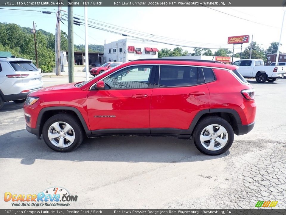 2021 Jeep Compass Latitude 4x4 Redline Pearl / Black Photo #2