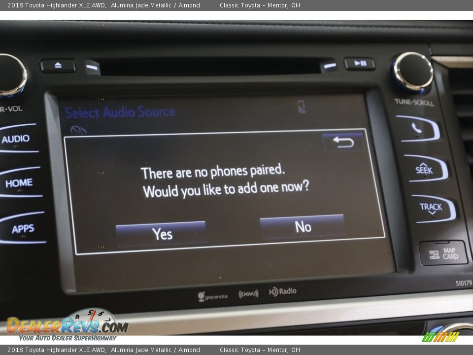 2018 Toyota Highlander XLE AWD Alumina Jade Metallic / Almond Photo #13