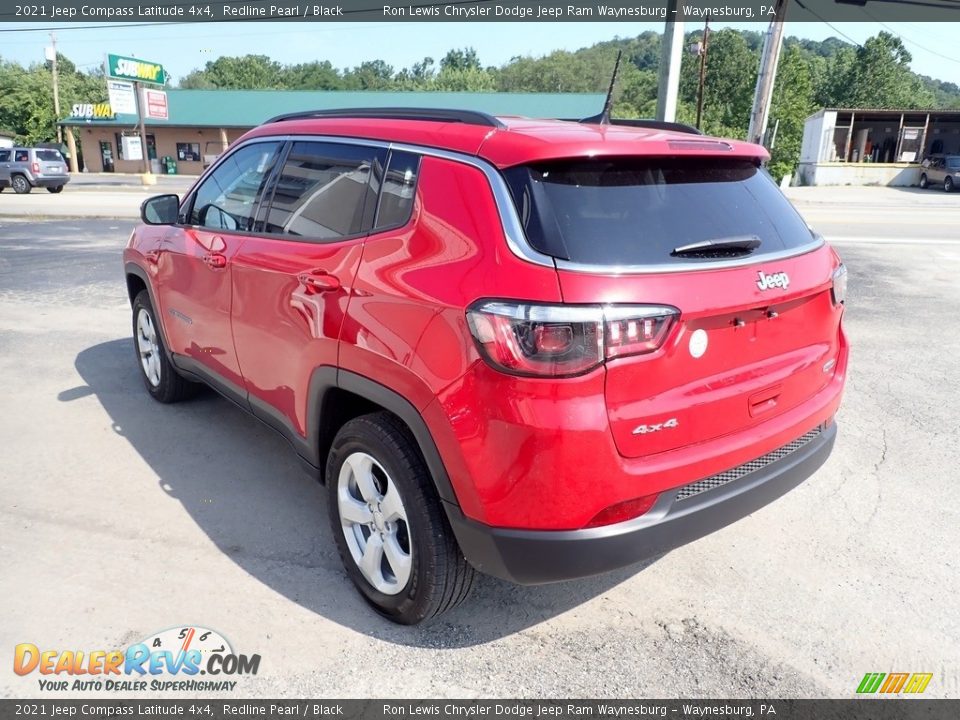 2021 Jeep Compass Latitude 4x4 Redline Pearl / Black Photo #3