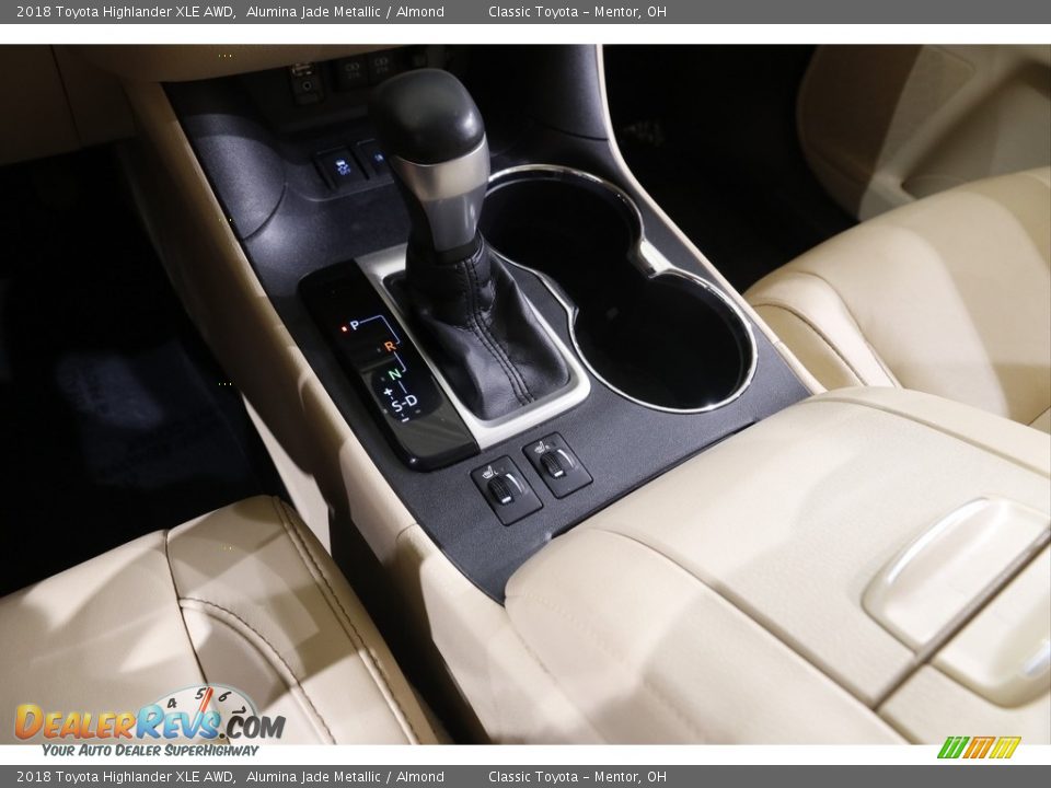 2018 Toyota Highlander XLE AWD Alumina Jade Metallic / Almond Photo #14