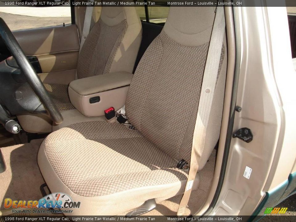 1998 Ford Ranger XLT Regular Cab Light Prairie Tan Metallic / Medium Prairie Tan Photo #14