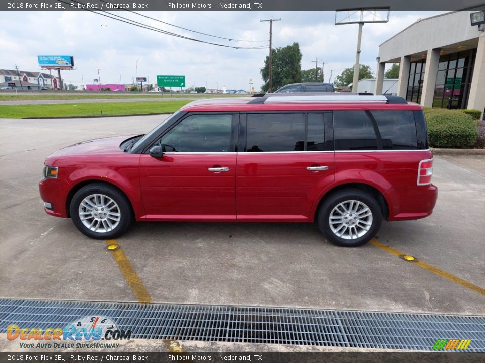 Ruby Red 2018 Ford Flex SEL Photo #4