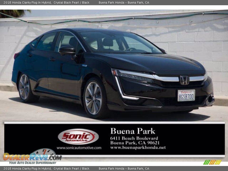 2018 Honda Clarity Plug In Hybrid Crystal Black Pearl / Black Photo #1