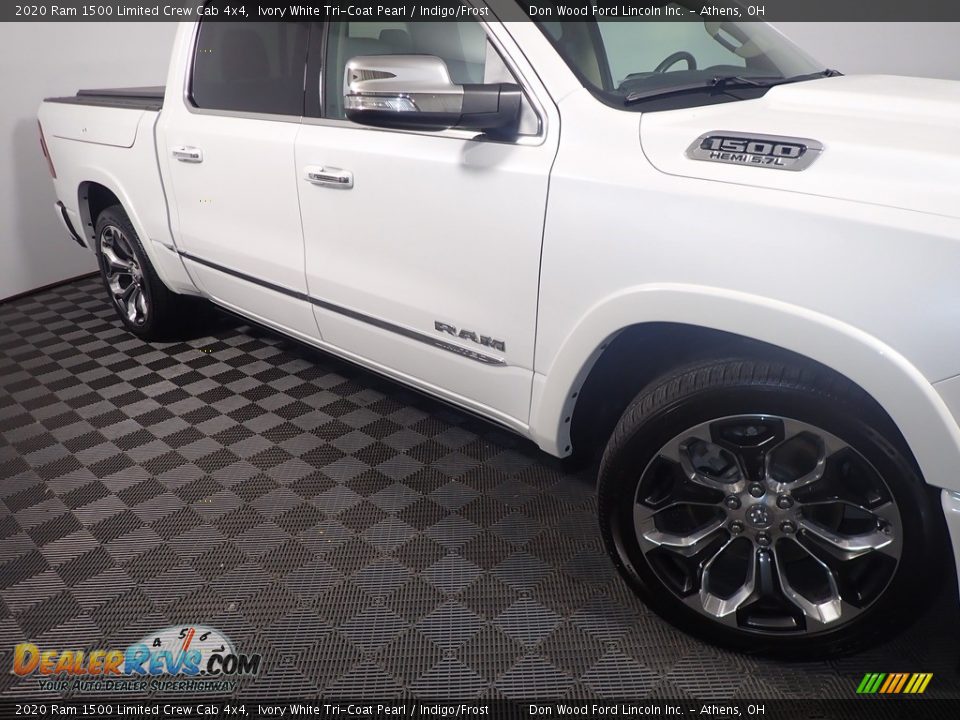 2020 Ram 1500 Limited Crew Cab 4x4 Ivory White Tri-Coat Pearl / Indigo/Frost Photo #6