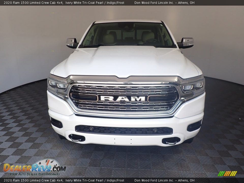 2020 Ram 1500 Limited Crew Cab 4x4 Ivory White Tri-Coat Pearl / Indigo/Frost Photo #7