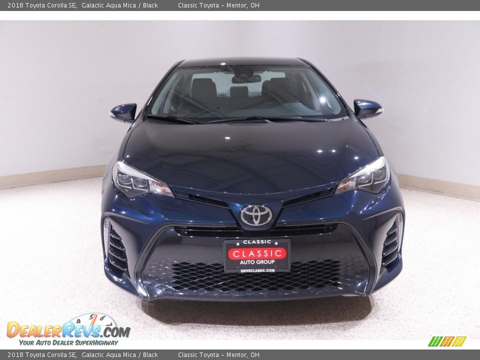 2018 Toyota Corolla SE Galactic Aqua Mica / Black Photo #2