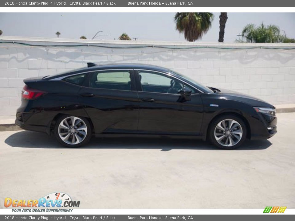 2018 Honda Clarity Plug In Hybrid Crystal Black Pearl / Black Photo #12