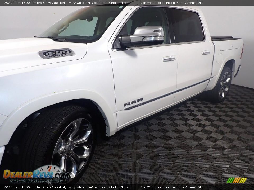 2020 Ram 1500 Limited Crew Cab 4x4 Ivory White Tri-Coat Pearl / Indigo/Frost Photo #12