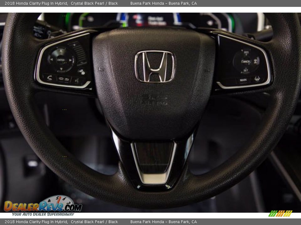 2018 Honda Clarity Plug In Hybrid Crystal Black Pearl / Black Photo #13
